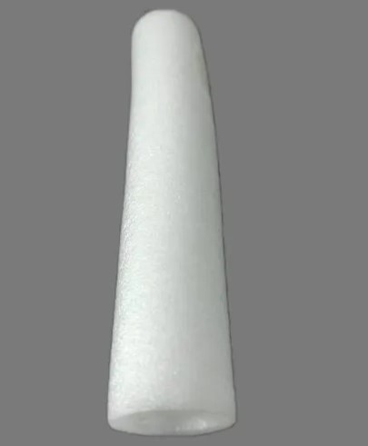 White EPE Foam Tube – Protective Foam Tube for Packaging & Insulation, Soft Cushioning, Lightweight Closed Cell Foam, Scratch Protection for Pipes, Rods and Fragile Products